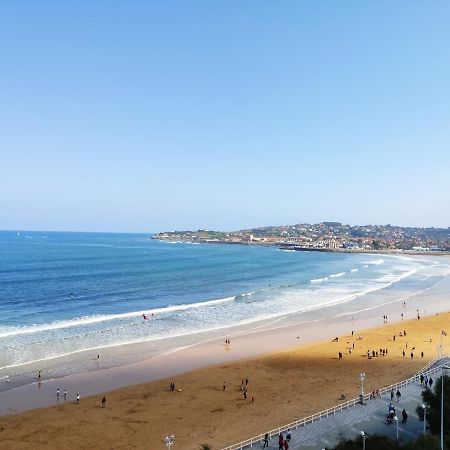 Apartamento Ezcurdia 22 Playa De San Lorenzo Primera Linea Gijón Exterior foto